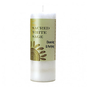 Sacred White Sage Cleansing & Purifying Candle