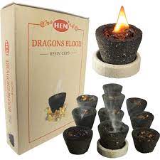 Dragons Blood Resin Cups
