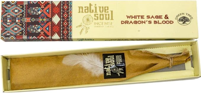 Green Tree Native Soul White Sage and Dragon's Blood Incense