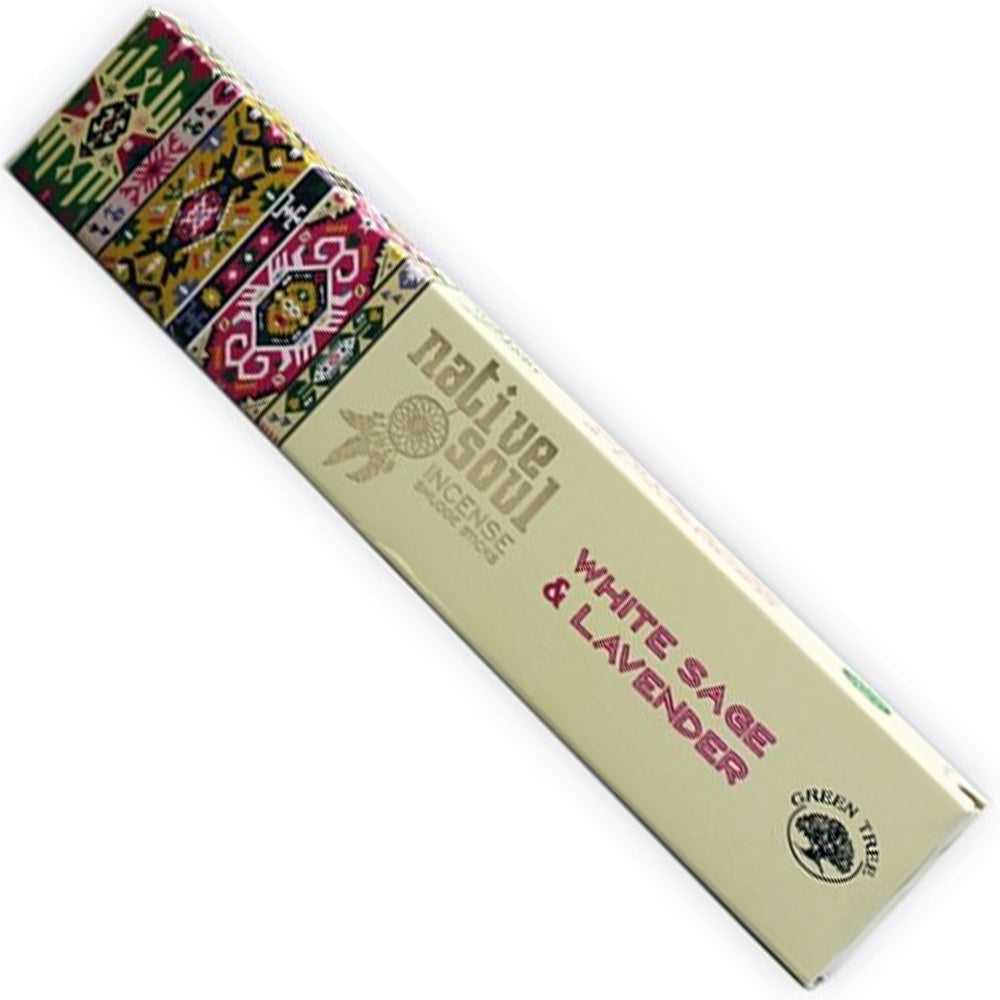 Green Tree Native Soul White Sage and Lavender Incense
